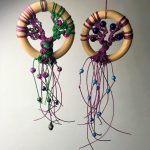 colgador voladizo arbol macrame